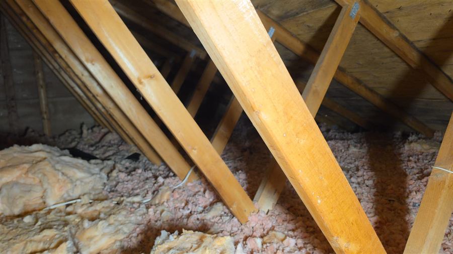 Before Attic Insulation Top-Up